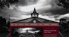 Desktop Screenshot of holyfamily-parish.com